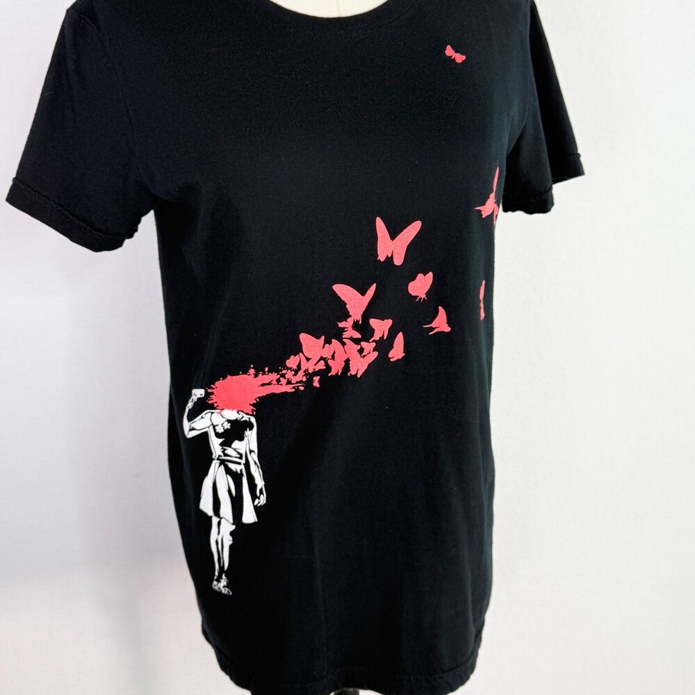 Vintage Y2K | Threadless Girly Sz XL | Flowers in the Attic by Jason Nelson